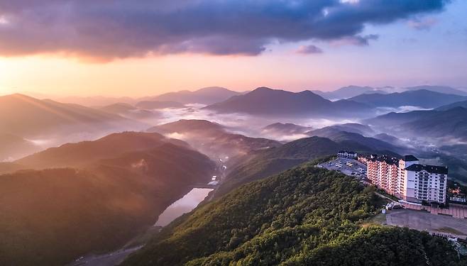 ▲ 부영그룹 태백 오투리조트 전경./사진제공=부영그룹