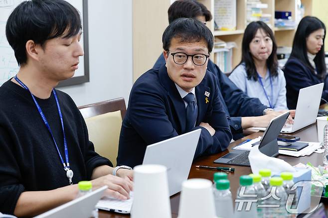 박주민 국회 보건복지위원회 위원장. 2025.3.24/뉴스1 ⓒ News1 안은나 기자