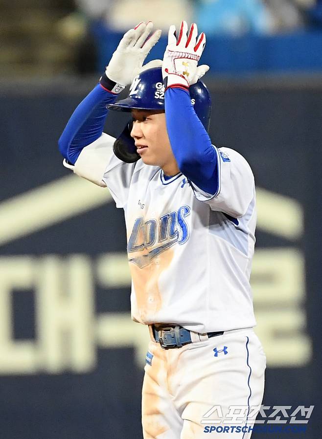 이날 왕관의 주인은 누가 뭐라고 해도 리드오프 김지찬이었다.