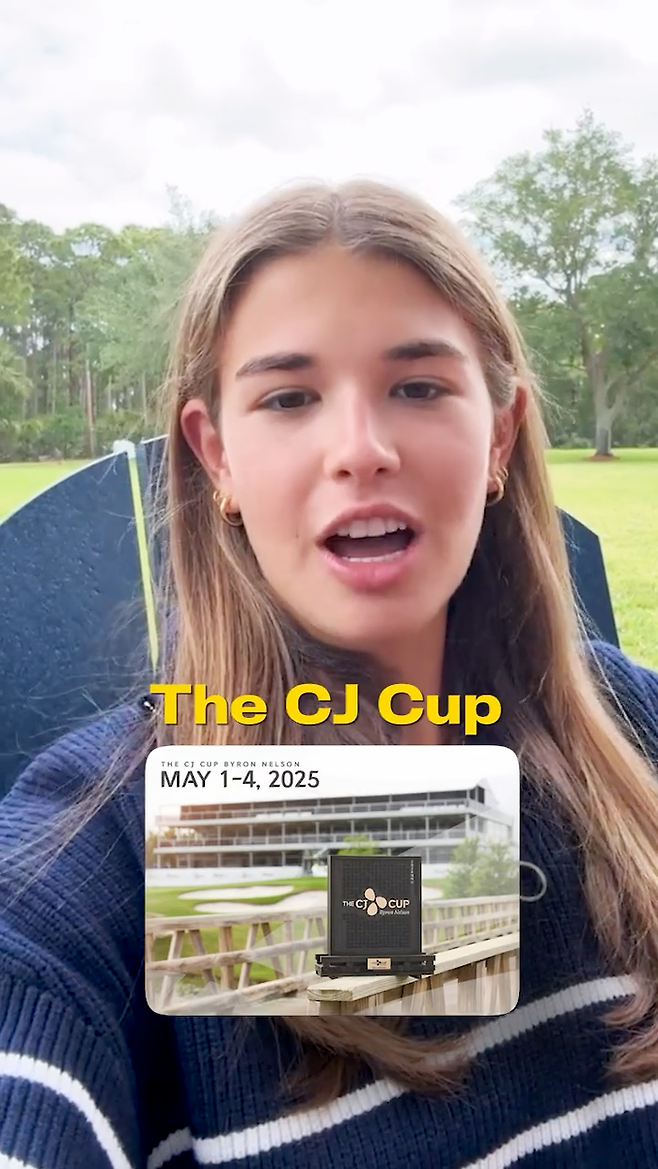 도널드 트럼프 대통령의 손녀 카이 매디슨 트럼프는 자신의 SNS를 통해 다음달 열리는 ‘더 CJ컵 바이런 넬슨’ 방문 사실을 알렸다.ⓒ카이 트럼프 인스타그램 영상 캡처