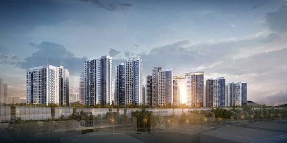 서울 서초구 잠원동 '메이플자이' 투시도 GS건설 제공