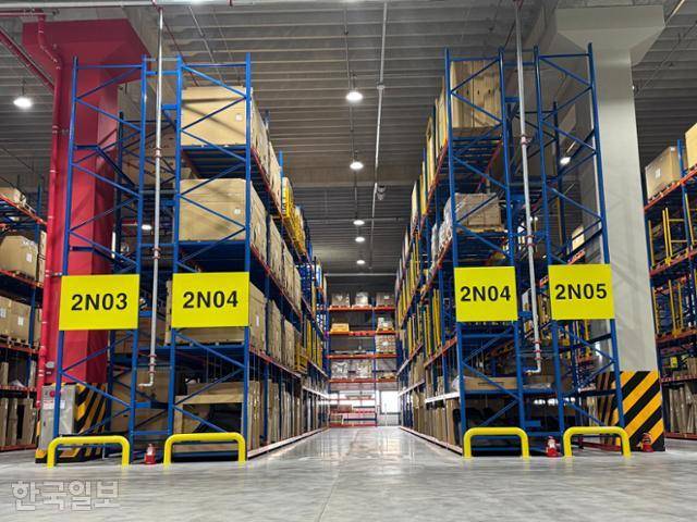 17일 경기 시흥시 한국토요타자동차 부품물류센터의 모습. 오지혜 기자