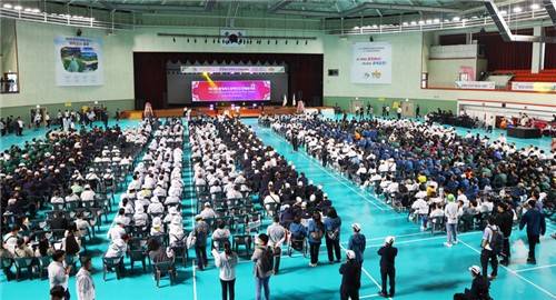 충북장애인도민체육대회 개막식. 사진 충주시