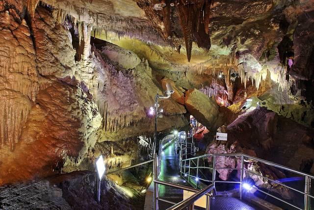 ▲ 동해시 ‘천곡황금박쥐동굴’ 내부 모습.