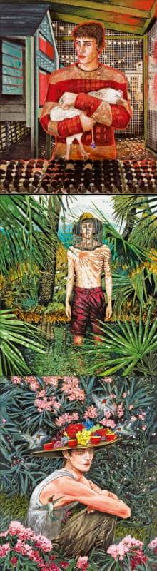 위에서부터 반려동물 전문 점쟁이의 딜레마(2024)
불필요한 순간(2024)
벌새 애호가(2025) (c)리만머핀서울