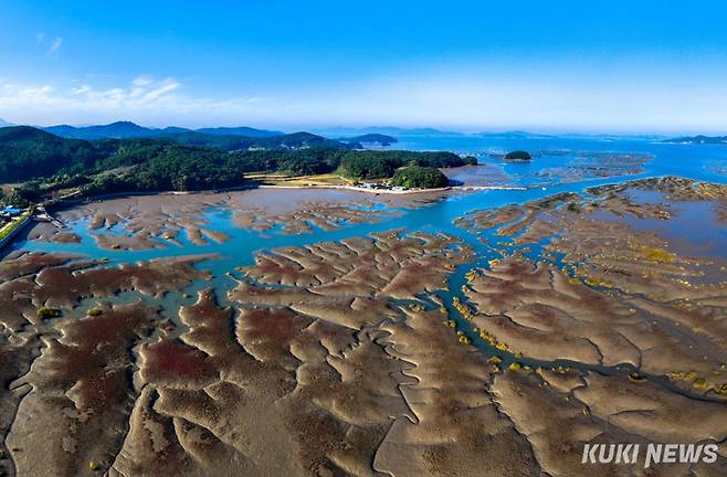 가로림만 갯벌.