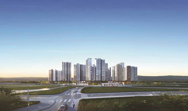 제일풍경채 의왕고천 투시도. 피알페퍼