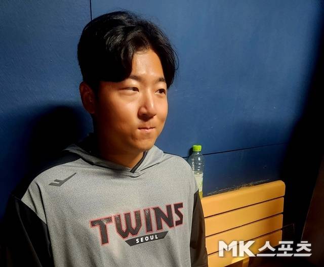 23일 경기가 끝난 뒤 만난 송승기. 사진(잠실 서울)=이한주 기자