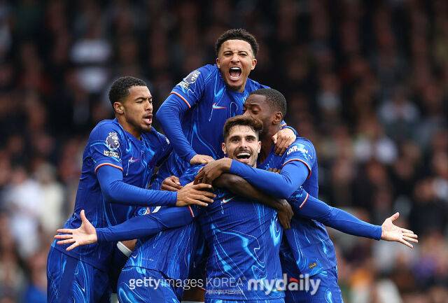 맨유에서 임대로 첼시 유니폼을 입은 제이든 산초. /게티이미지코리아