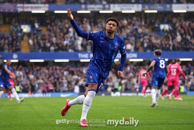 첼시는 맨유에서 임대로 영입한 산초에 대한 결정을 해야 한다. /게티이미지코리아