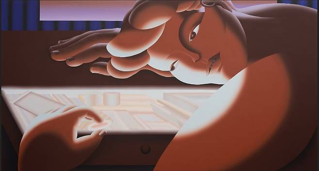 김진희의 회화 작품 ‘무게가 없는 것들’(2025). [국립현대미술관]