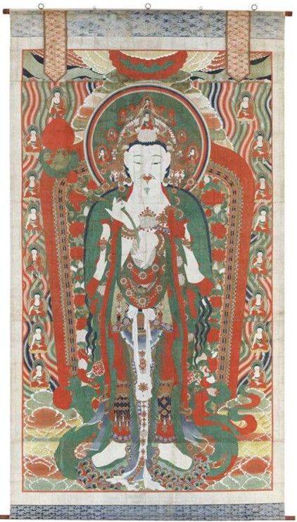 [부여=뉴시스] 부여 무량사 미륵불 괘불도. (사진= 부여군 제공) *재판매 및 DB 금지