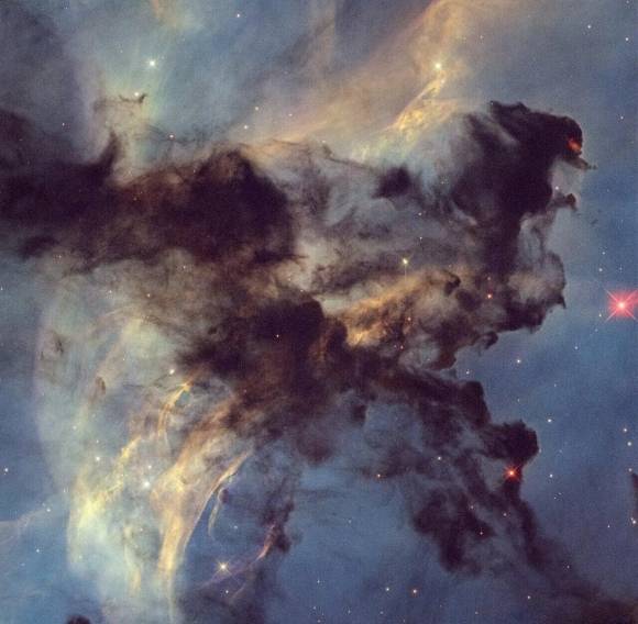 허블우주망원경이 촬영한 장미성운(Rosette Nebula). NASA, ESA, STScI