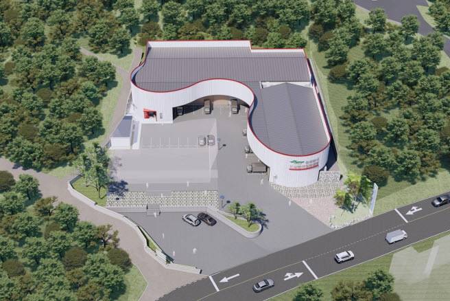 청도반시 비상품 자원화센터 조감도 ⓒ청도군