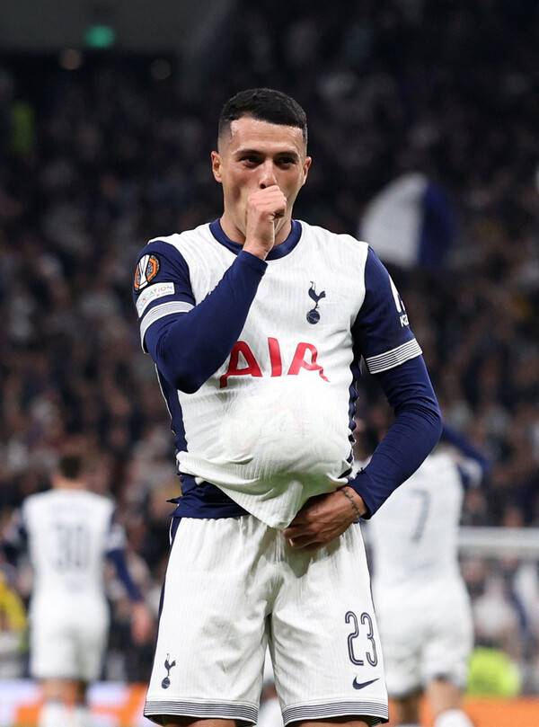 ▲ 토트넘 홋스퍼 측면 수비수 페드로 포로의 이적설이 눈덩이처럼 커지고 있다. ⓒ연합뉴스/REUTERS