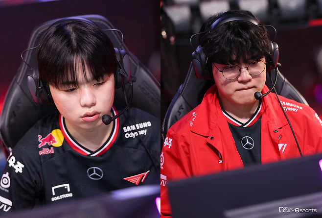 T1 '스매시' 신금재(왼쪽)-'구마유시' 이민형