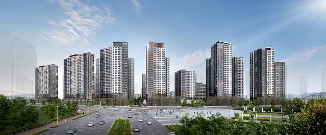 잠실래미안아이파크와 잠실 르엘은 올해 12월 입주가 예정돼 있다. 두 단지 가구 수를 합치면 4500가구가 넘는다. 사진은 잠실래미안아이파크 투시도. /삼성물산