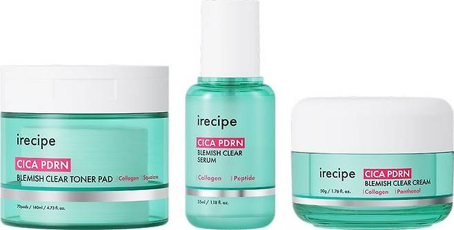 아이레시피, ‘시카 PDRN 흔적 클리어 라인’.ⓒ아이레시피