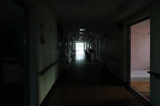 2021년 4월 폐쇄한 경기 김포시 장애인 거주시설 향유의집. 이정아 기자