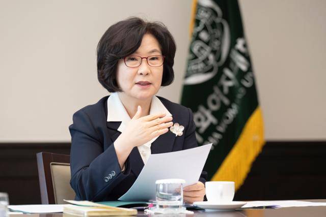 이향숙 이화여대 총장. 이화여대 제공