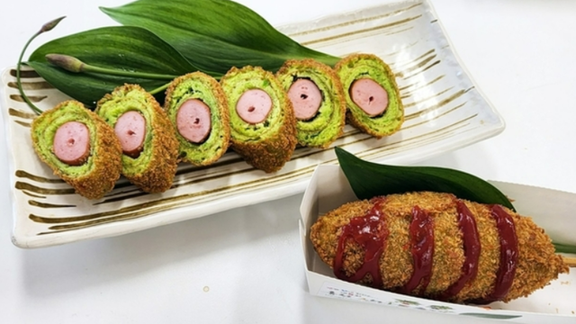 ▲ 홍천명이 핫도그