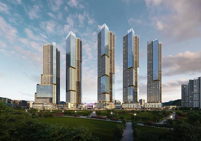 부산시민공원 촉진 1구역 파크시티 조감도