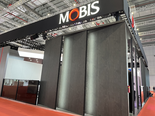 7.2관에 위치한 현대모비스 부스 전경. [사진=안서진 기자]