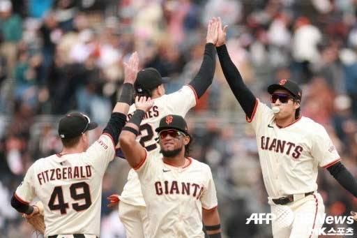 샌프란시스코는 이날 밀워키에 역전승을 거뒀다. 사진(美 샌프란시스코)=ⓒAFPBBNews = News1