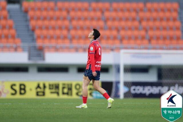 김천 상무 유강현./프로축구연맹