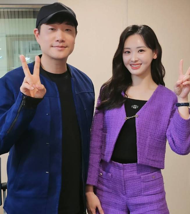 왼쪽부터 배성재, 김다영/SBS 파워FM ‘배성재의 텐’ 공식 소셜미디어 계정