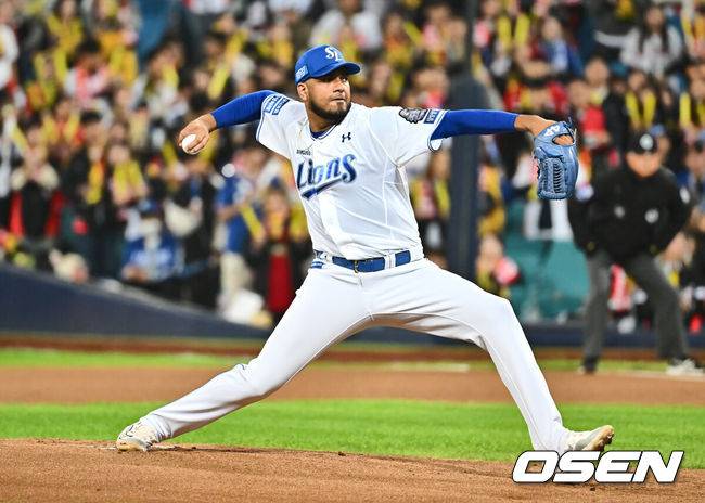 [OSEN=대구, 이석우 기자] 삼성 라이온즈 레예스 / foto0307@osen.co.kr