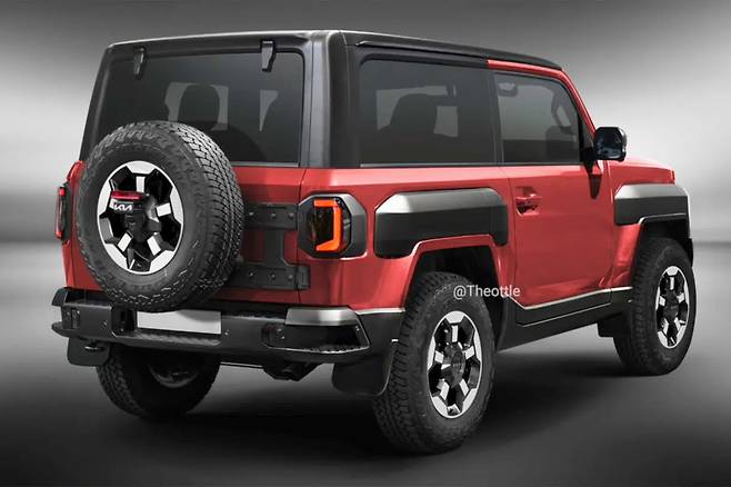 기아 타스만 3도어 오프로드 SUV 상상도