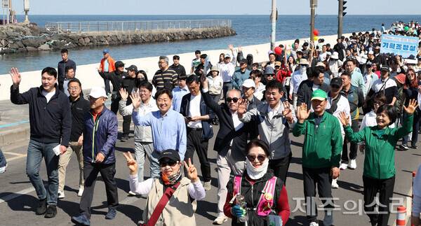 26일 제주시 원도심 일대에서 진행된 차 없는 거리 축제. / 제주도 제공