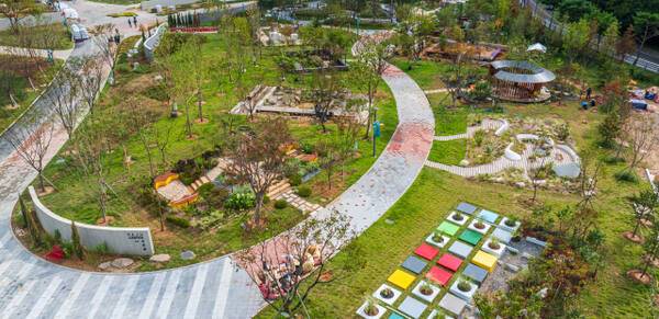 ‘파주운정3지구 운정중앙공원(파주가든) 항공 사진. LH경기북부지역본부 제공
