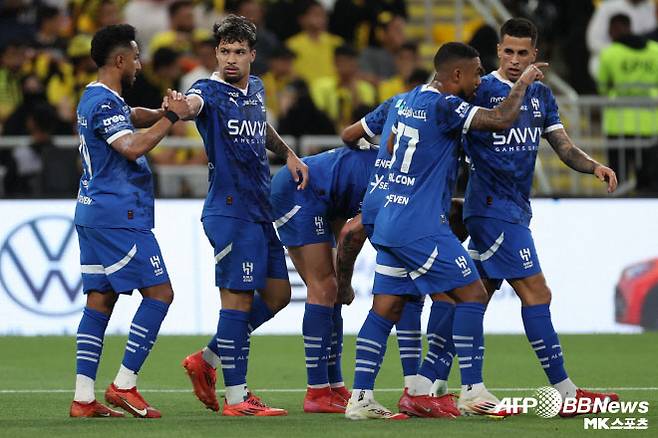 알 힐랄 선수들. 사진=AFPBBNews=News1