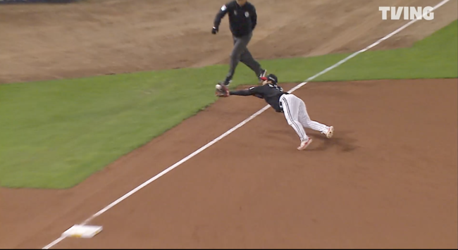 티빙 중계 화면