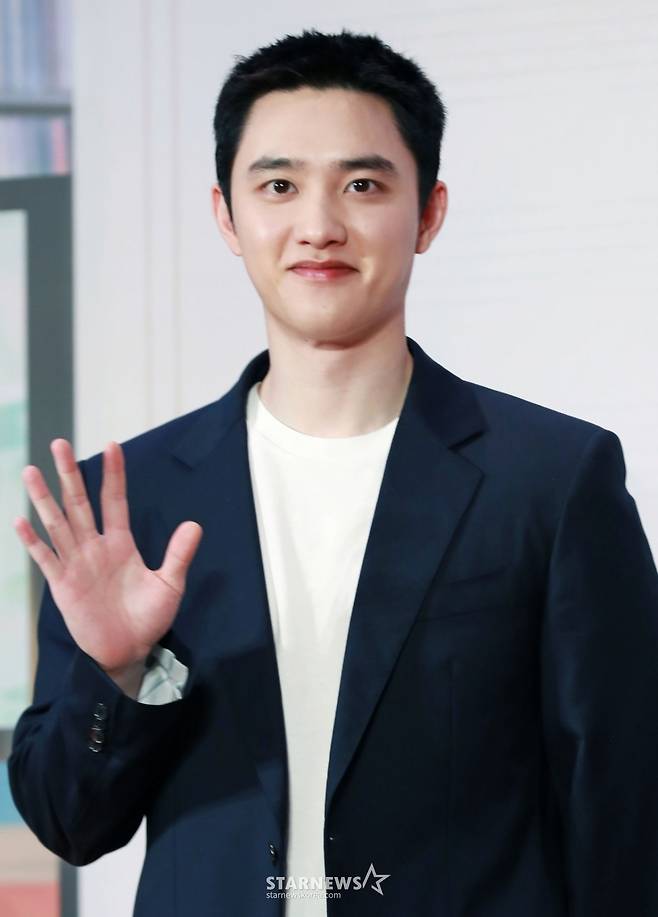 배우 도경수가 10일 오후 서울 메가박스 코엑스에서 진행된 영화 '말할 수 없는 비밀'(감독 서유민) 쇼케이스에 참석해 포즈를 취하고 있다. /2025.01.10 /사진=이동훈 photoguy@