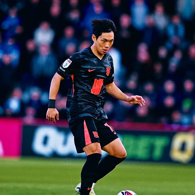 이명재. /사진=버밍엄 공식 SNS 갈무리