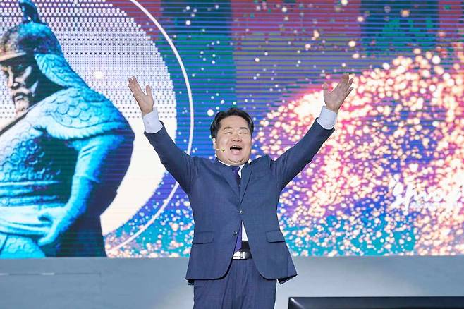 개막 선언하는 오세현 시장 [아산시 제공. 재판매 및 DB 금지]