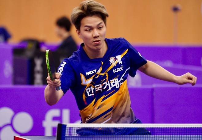 한국거래소의 남자단체전 우승 주역인 안재현 [촬영 이동칠]