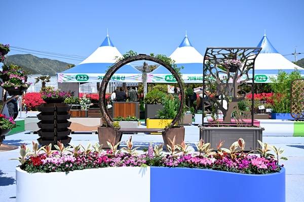 '거제정원산업박람회 with 거제식물산업전' 행사 모습. /거제시﻿