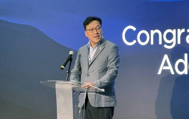 김병환 금융위원장이 지난 23~24일 미국 실리콘밸리를 방문해 산업은행 KDB 넥스트라운드에서 국내 벤처기업에 대한 해외 투자자들의 관심을 촉구했다. 사진=금융위원회 제공