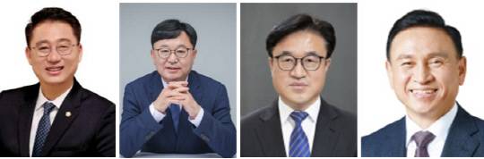 왼쪽부터 김선태, 김영만, 최재용, 구본영. 대전일보DB