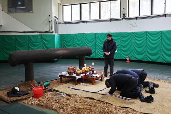 지난 2월 19일 한국마사회 제주목장에서 진행된 교배 기원제. 사진 한국마사회