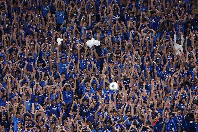 사우디 알힐랄 팬들. [사진 프로축구연맹]