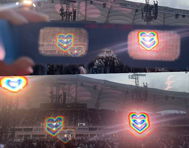 문고글을 통해 본 콘서트 현장의 모습 /사진=김수영 기자