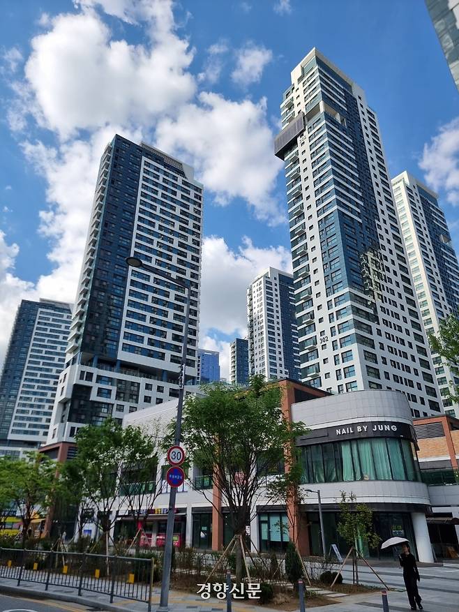 세종시 나성동 아파트 전경 / 이호준 기자