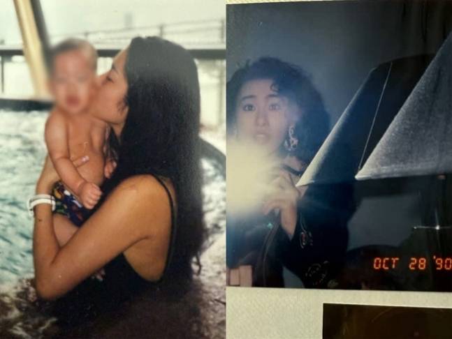 고현정의 과거 사진.  고현정 인스타그램