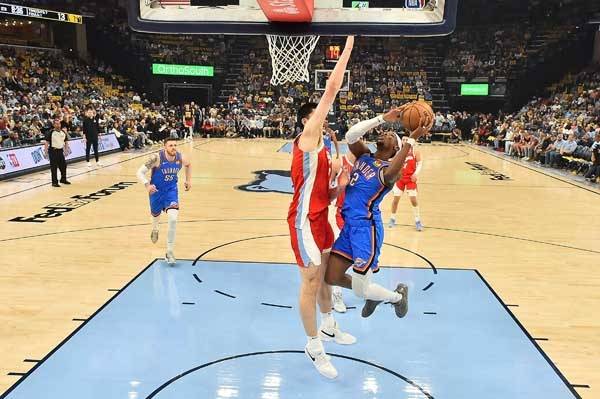 오클라호마시티가 2라운드에 진출했다. 사진= Getty Images/AFP= 연합뉴스 제공