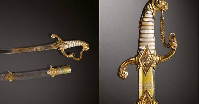 프랑스 황제 나폴레옹이 소장했던 검이 다음달 경매에 출품된다. 낙찰가는 16억원으로 예상된다./사진=뉴시스(엑스 캡쳐)